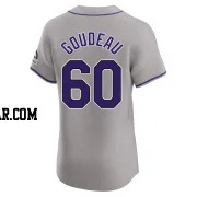 Ashton Goudeau Men's Colorado Rockies Gray Elite Road Jersey