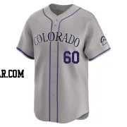 Ashton Goudeau Men's Colorado Rockies Gray Limited Road Jersey