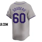 Ashton Goudeau Men's Colorado Rockies Gray Limited Road Jersey