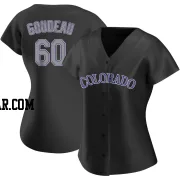 Ashton Goudeau Women's Colorado Rockies Black Replica Alternate Jersey