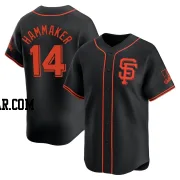 Atlee Hammaker Men's San Francisco Giants Black Limited Alternate Jersey