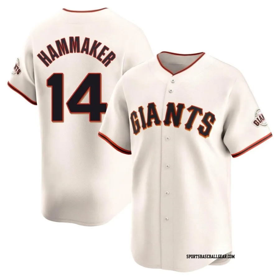 Atlee Hammaker Men's San Francisco Giants Cream Limited Home Jersey