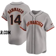 Atlee Hammaker Men's San Francisco Giants Gray Limited Away Jersey