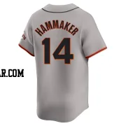 Atlee Hammaker Men's San Francisco Giants Gray Limited Away Jersey