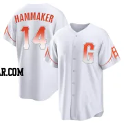 Atlee Hammaker Men's San Francisco Giants White Replica 2021 City Connect Jersey