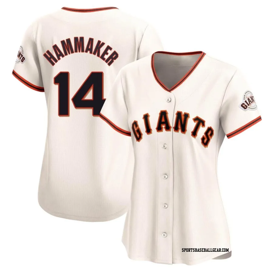 Atlee Hammaker Women's San Francisco Giants Cream Limited Home Jersey