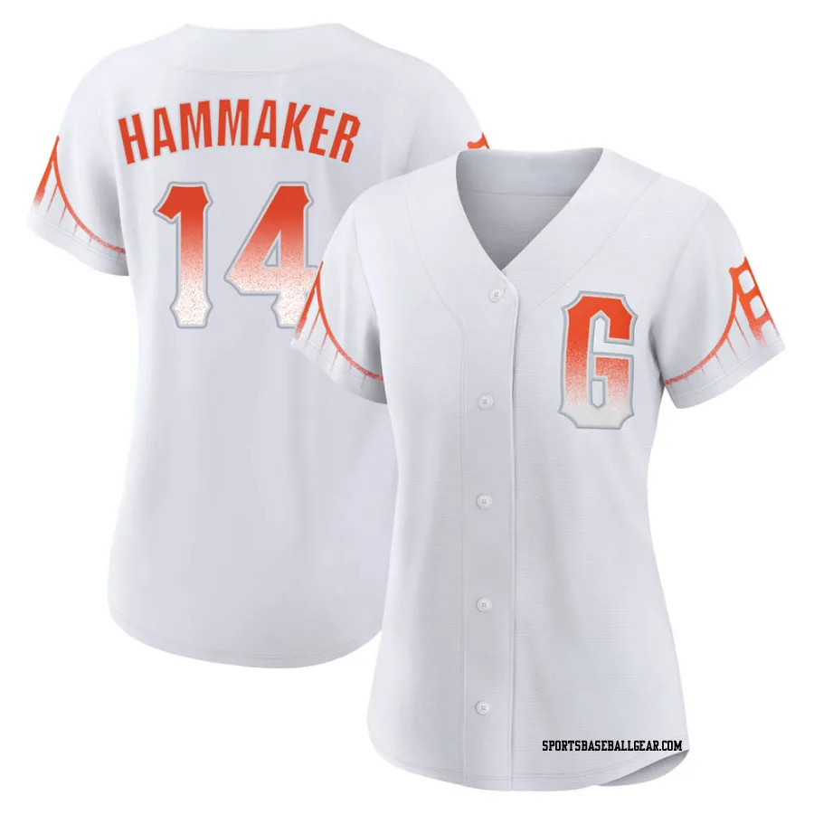 Atlee Hammaker Women's San Francisco Giants White Replica 2021 City Connect Jersey