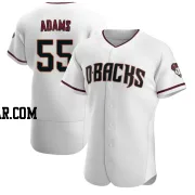 Austin Adams Men's Arizona Diamondbacks White/Crimson Authentic Home Jersey