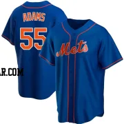 Austin Adams Men's New York Mets Royal Replica Alternate Jersey