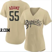 Austin Adams Women's Arizona Diamondbacks Gold Authentic 2021 City Connect Cool Base Jersey