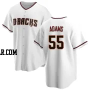 Austin Adams Youth Arizona Diamondbacks White Replica Home Jersey