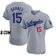 Austin Barnes Men's Los Angeles Dodgers Gray Elite Road Jersey