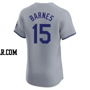 Austin Barnes Men's Los Angeles Dodgers Gray Elite Road Jersey