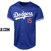 Austin Barnes Men's Los Angeles Dodgers Royal Limited Alternate Jersey