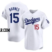 Austin Barnes Youth Los Angeles Dodgers White Limited Home Jersey