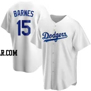 Austin Barnes Youth Los Angeles Dodgers White Replica Home Jersey