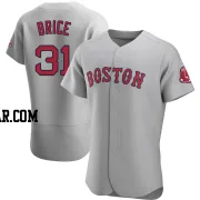 Austin Brice Men's Boston Red Sox Gray Authentic Road Jersey