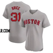 Austin Brice Men's Boston Red Sox Gray Elite Road Jersey