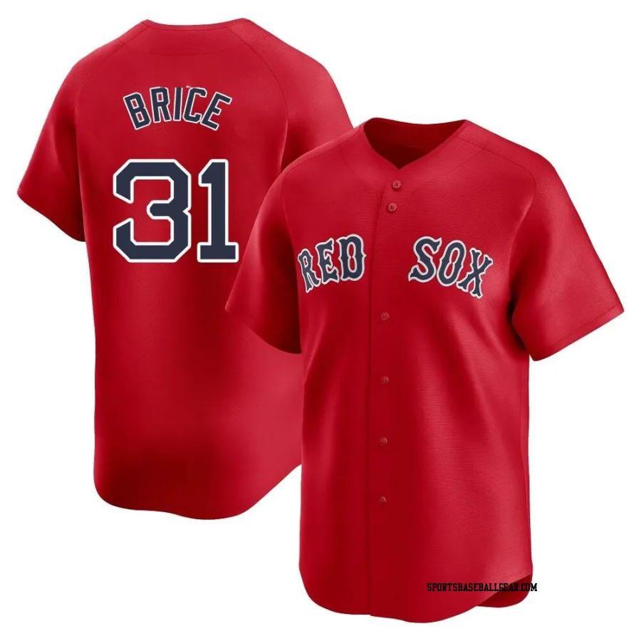 Austin Brice Men's Boston Red Sox Red Limited Alternate Jersey