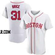 Austin Brice Men's Boston Red Sox White Authentic 2021 Patriots' Day Jersey