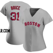 Austin Brice Women's Boston Red Sox Gray Authentic Road Jersey