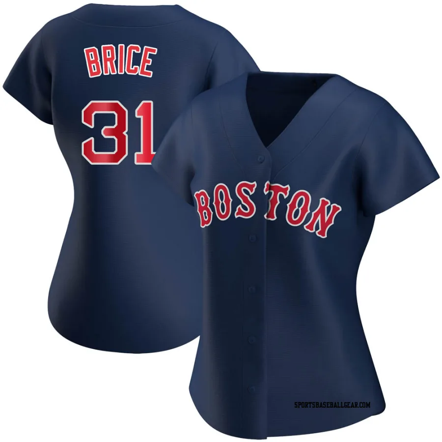 Austin Brice Women's Boston Red Sox Navy Authentic Alternate Jersey