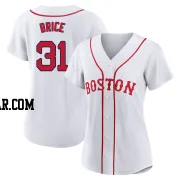 Austin Brice Women's Boston Red Sox White Authentic 2021 Patriots' Day Jersey