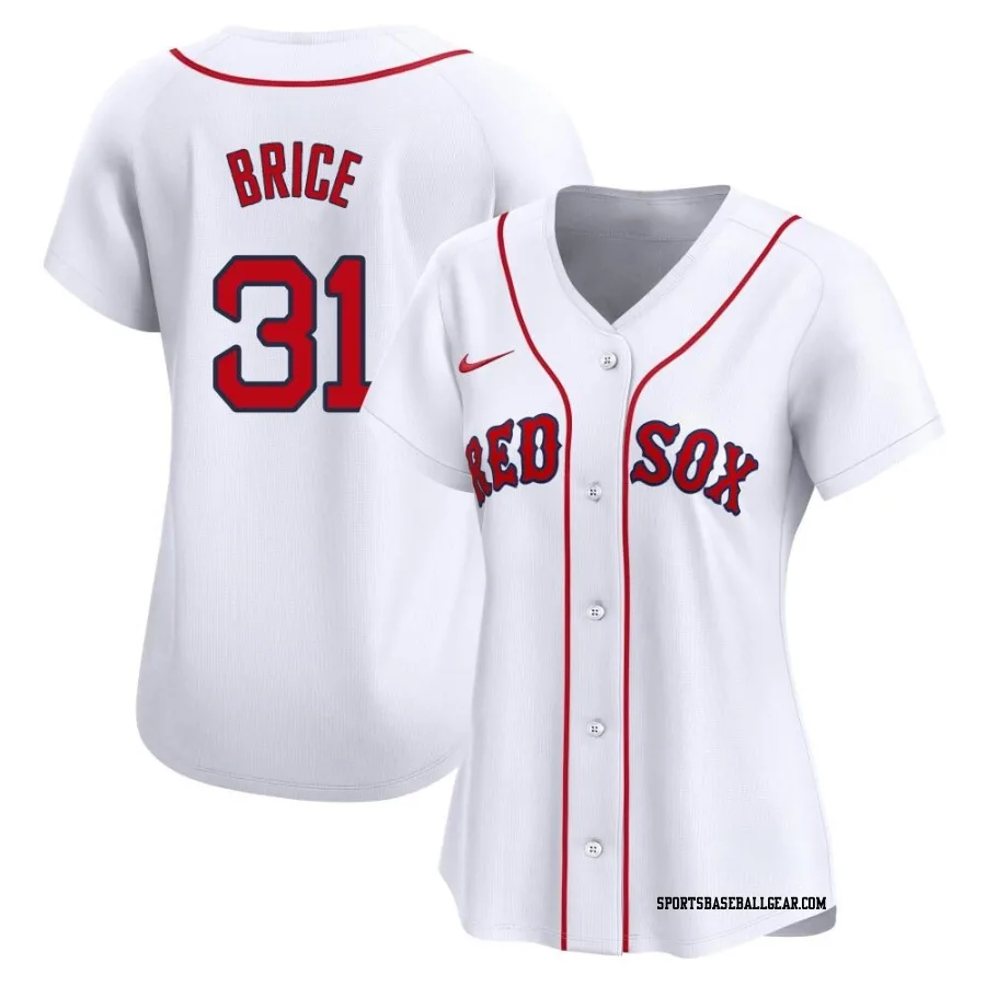 Austin Brice Women's Boston Red Sox White Limited Home Jersey