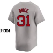 Austin Brice Youth Boston Red Sox Gray Limited Away Jersey