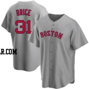 Austin Brice Youth Boston Red Sox Gray Replica Road Jersey