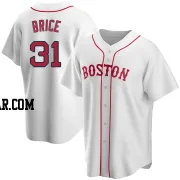 Austin Brice Youth Boston Red Sox White Replica Alternate Jersey