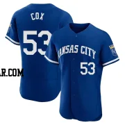 Austin Cox Men's Kansas City Royals Royal Authentic 2022 Alternate Jersey