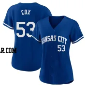 Austin Cox Men's Kansas City Royals Royal Replica 2022 Alternate Jersey