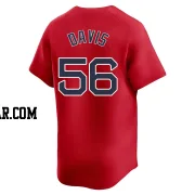 Austin Davis Men's Boston Red Sox Red Limited Alternate Jersey