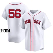 Austin Davis Men's Boston Red Sox White Limited 2nd Home Jersey