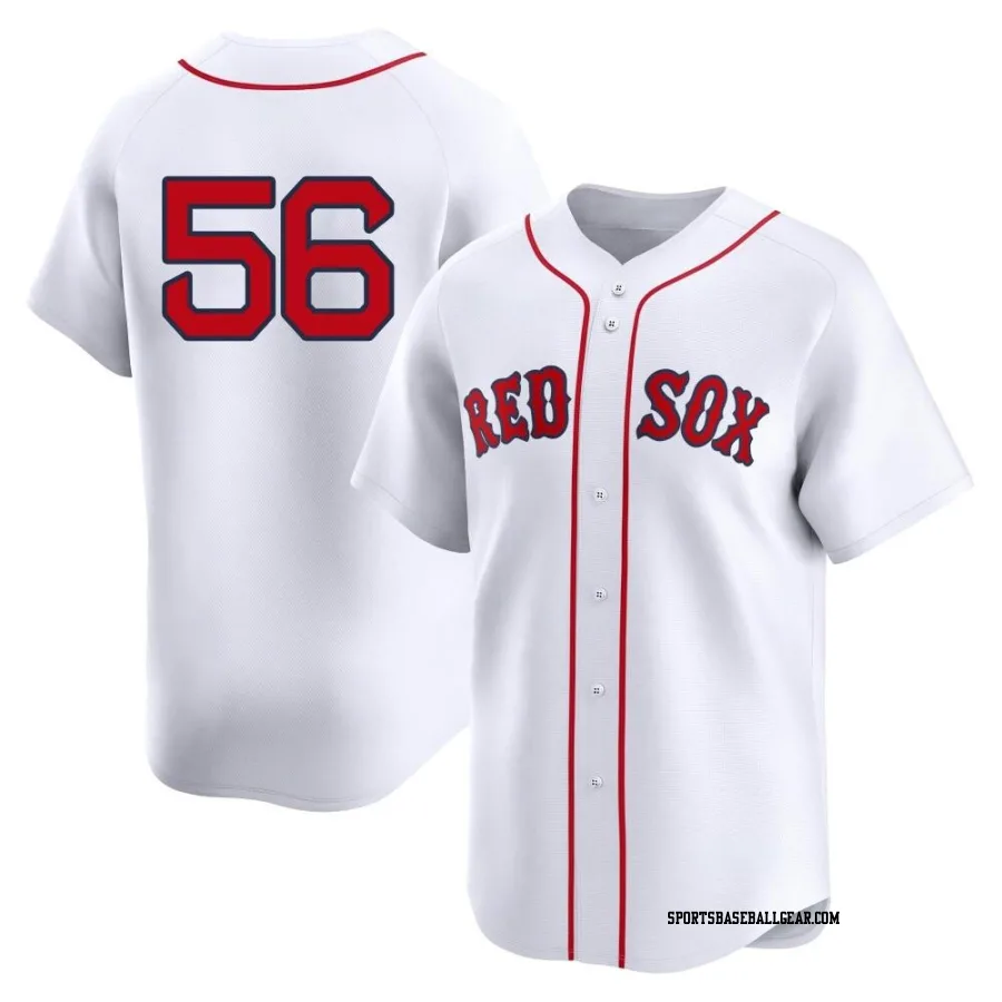 Austin Davis Men's Boston Red Sox White Limited 2nd Home Jersey