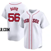 Austin Davis Men's Boston Red Sox White Limited Home Jersey