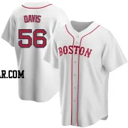 Austin Davis Men's Boston Red Sox White Replica Alternate Jersey