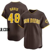 Austin Davis Men's San Diego Padres Brown Limited Away Jersey