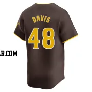 Austin Davis Men's San Diego Padres Brown Limited Away Jersey