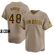 Austin Davis Men's San Diego Padres Limited Tan Alternate Jersey