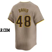 Austin Davis Men's San Diego Padres Limited Tan Alternate Jersey