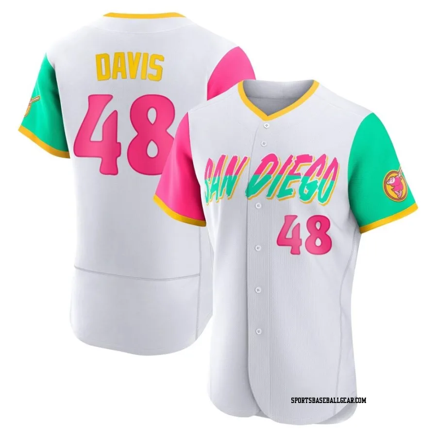 Austin Davis Men's San Diego Padres White Authentic 2022 City Connect Jersey