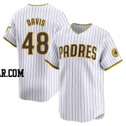 Austin Davis Men's San Diego Padres White Limited Home Jersey