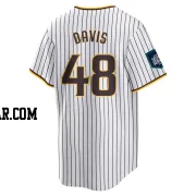 Austin Davis Men's San Diego Padres White Replica 2024 World Tour Seoul Series Home Jersey