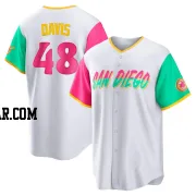 Austin Davis Youth San Diego Padres White Replica 2022 City Connect Jersey