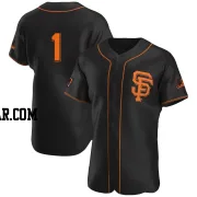 Austin Dean Men's San Francisco Giants Black Authentic Alternate Jersey