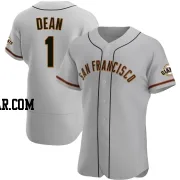 Austin Dean Men's San Francisco Giants Gray Authentic Road Jersey