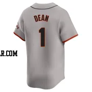 Austin Dean Men's San Francisco Giants Gray Limited Away Jersey