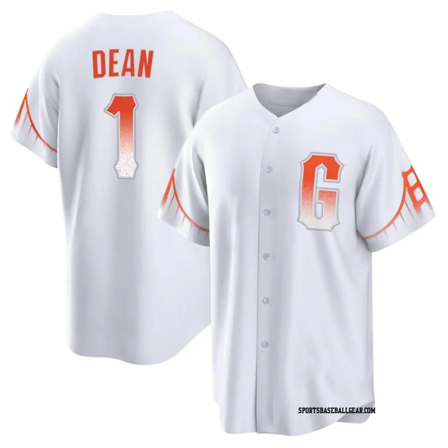 Austin Dean Men's San Francisco Giants White Replica 2021 City Connect Jersey